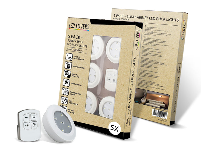 Led Lovers Pucklights Set van 5