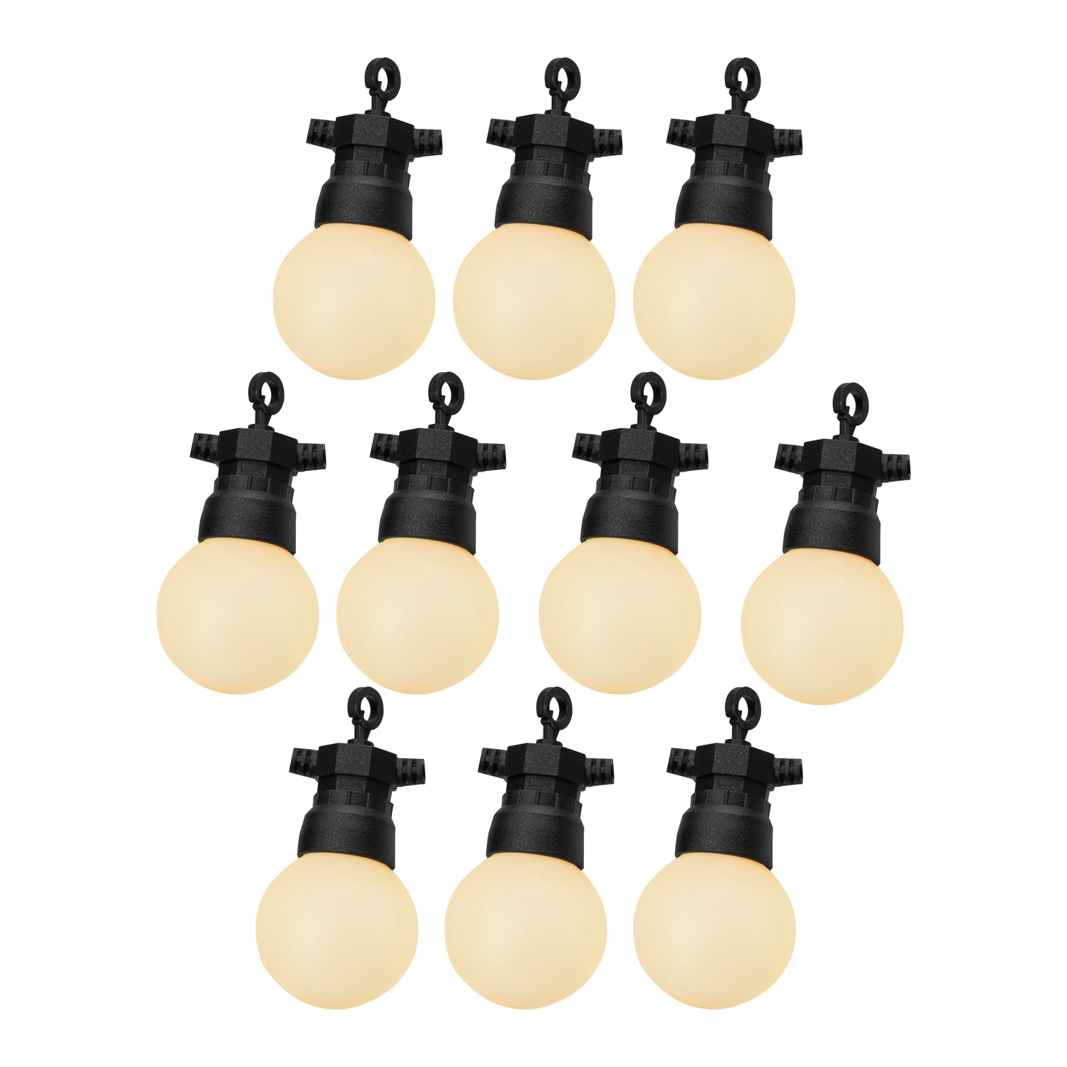 Luxform Honolulu Lichtsnoer 4,5m/10 Lampen 24V Wit