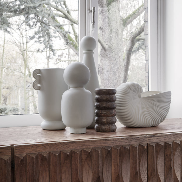 ferm LIVING Shell Pot Vaas - Off-White
