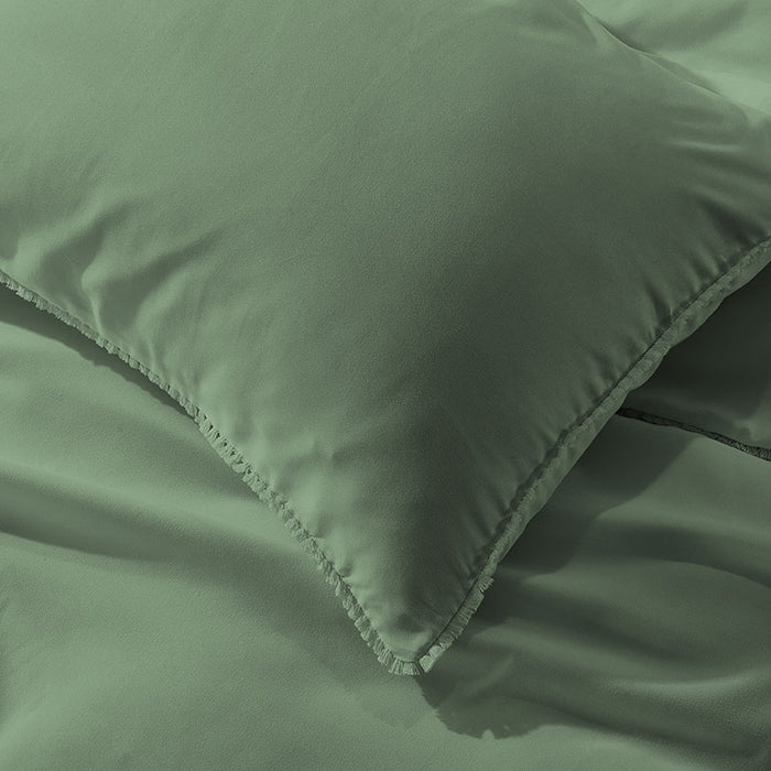 Zensation Dekbedovertrek Ball Fringe Green-240x200|220