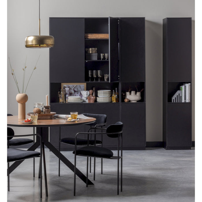 WOOOD Bruno Eettafel - Ø 120 cm - Walnoot