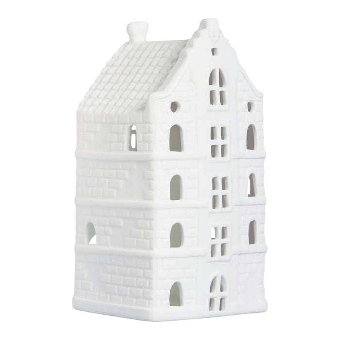 &k amsterdam Grachtenpand Waxinelichthouder