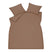 Vandyck Washed Cotton Dekbedovertrek 240 x 200/220 cm - Brownie