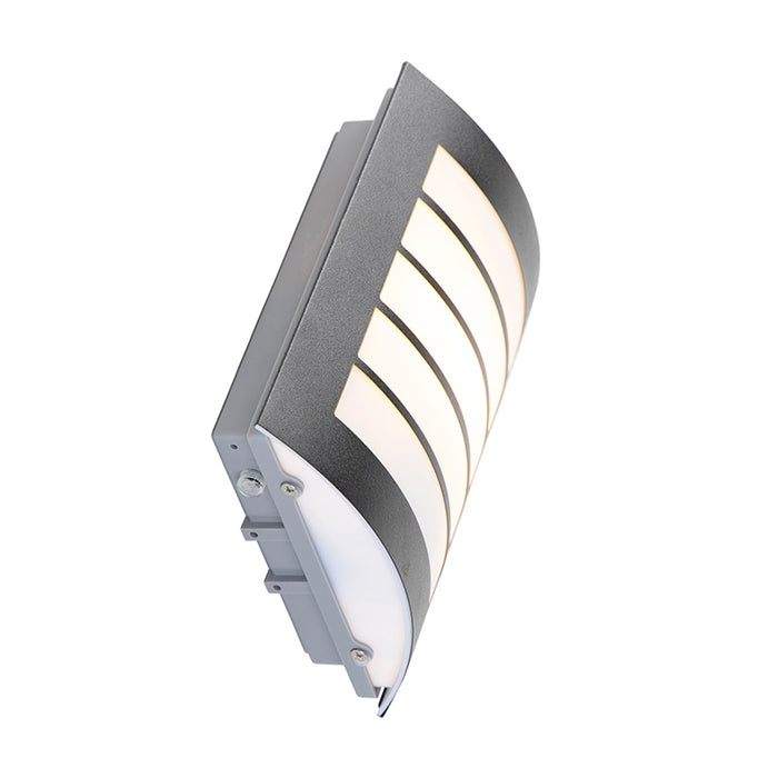 QAZQA Buiten wandlamp zwart IP44 met schemersensor - Miro