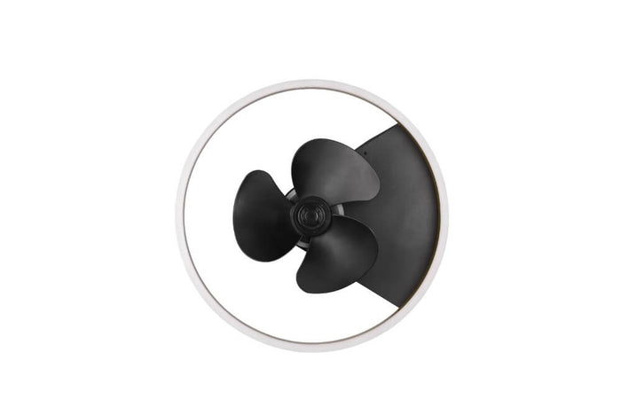 Reality Plafondventilator Borgholm LED 30W Zwart