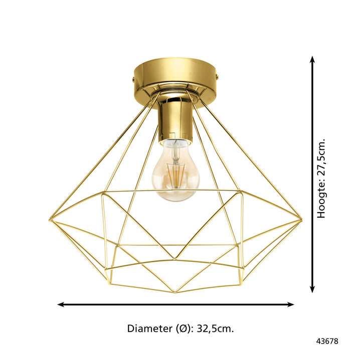 EGLO Tarbes Plafondlamp Ø 32,5 cm