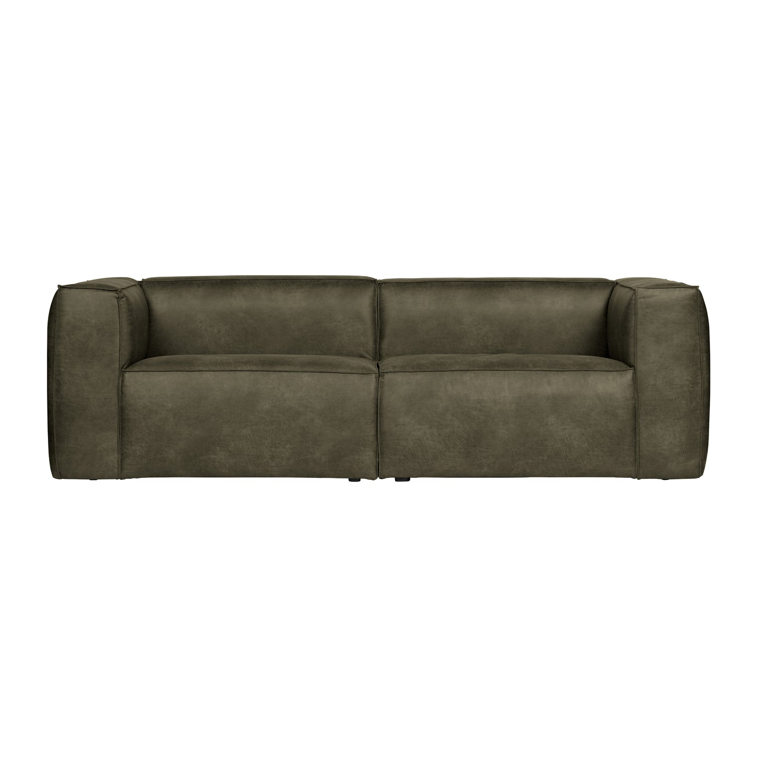 Woood Bean 3,5-zitsbank - Eco-leder - Army Green