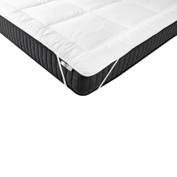 Beliani - AIZKORRI - Matrasbeschermer - Wit - 140 x cm - Microvezels