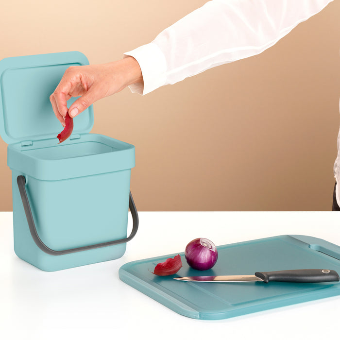Brabantia Sort & Go Afvalemmer 3 L - Mintgroen