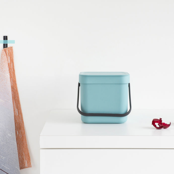 Brabantia Sort & Go Afvalemmer 3 L - Mintgroen