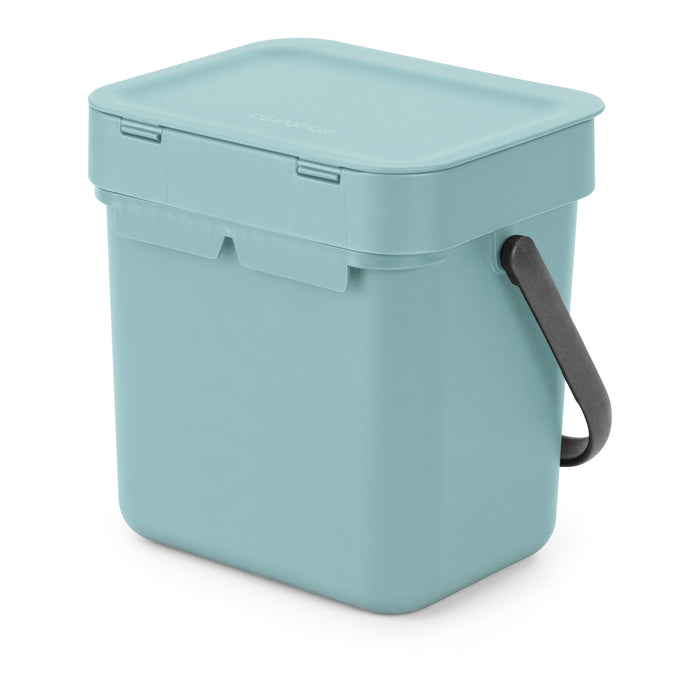 Brabantia Sort & Go Afvalemmer 3 L - Mintgroen