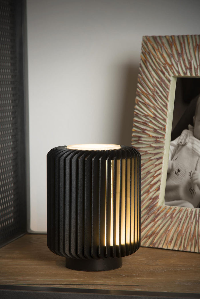 Lucide TURBIN Tafellamp - Zwart
