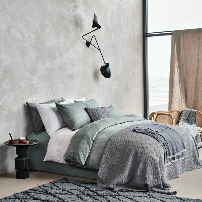 Vandyck Pure 59 Dekbedovertrek 240 x 200/220 cm - Smoke green