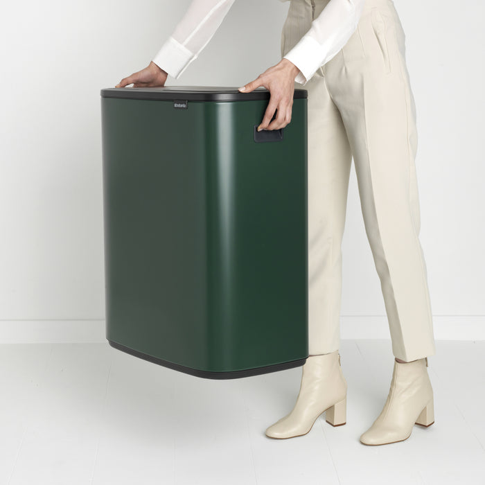 Brabantia Bo Touch Bin 2 x 30 L - Pine Green