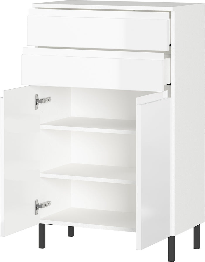 Germania Salinas Badkamerkast Laag Hoogglans Wit