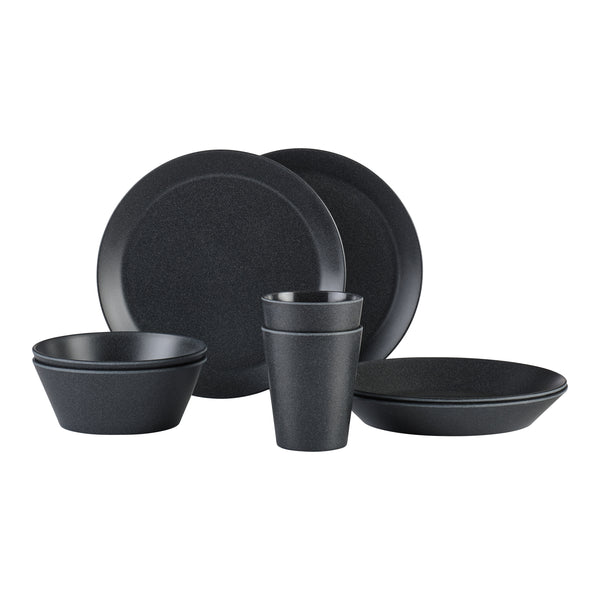 Mepal Bloom Serviesset 8-delig - Pebble Black