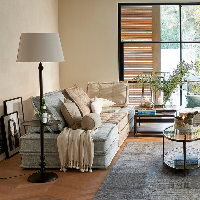 Riviera Maison Linen Lampshade white 42x55 -  54.0x33.0x30.0 cm