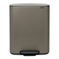 Brabantia Bo Pedaalemmer 60 Liter - Platinum