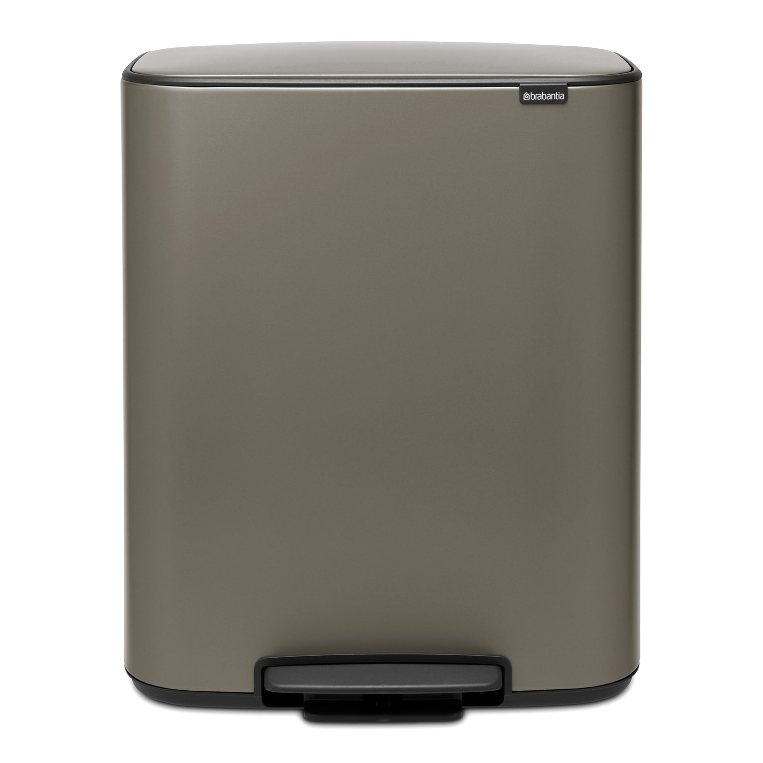 Brabantia Bo Pedaalemmer 60 Liter - Platinum