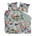 Byrklund Flowers United Dekbedovertrek 240 x 220 cm - Mint