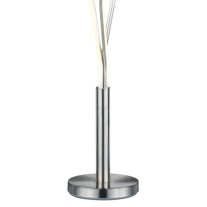 TRIO - Vloerlamp Loop Nikkel 138 cm  .