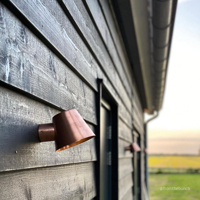 KS Verlichting Vita Cup Muurlamp Koper