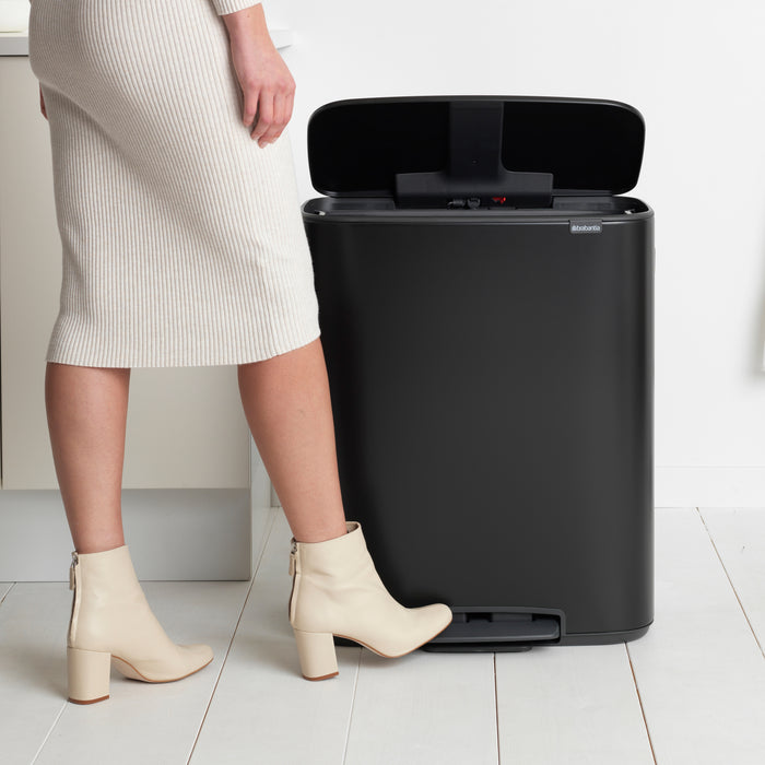 Brabantia Bo Pedaalemmer 60 Liter - Matt Black