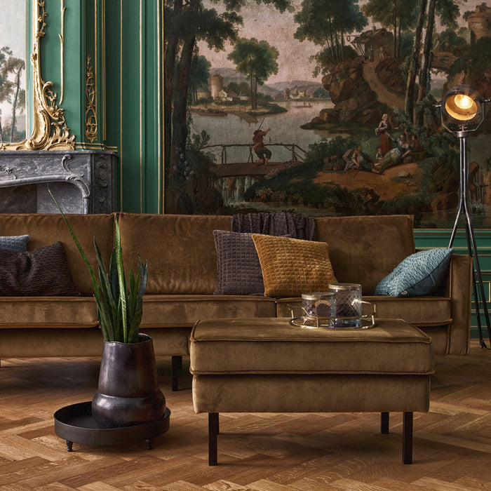 WOOOD Rodeo 3-zitsbank - Velvet -  Honinggeel