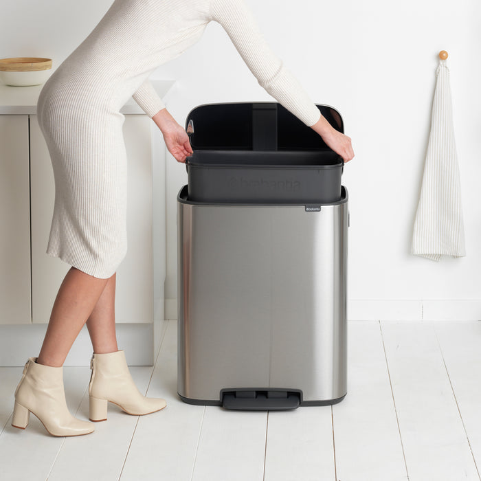 Brabantia Bo Pedaalemmer 60 Liter - Matt Steel