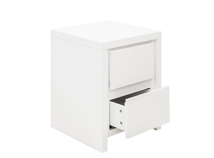 Bopita Camille nachtkastje | Ladeblok incl. 4 wielen - Wit