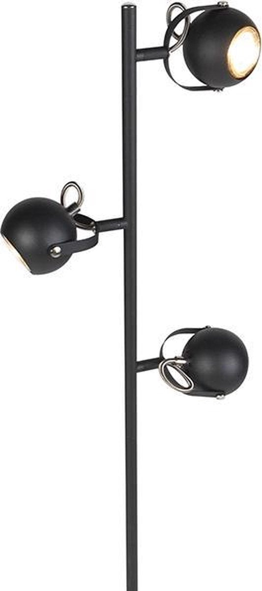 Trio BASTIA - Vloerlamp - Zwart