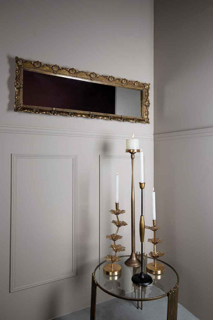 PTMD Xante Ronde Kandelaar - 16 x 13 x 36 cm - Ijzer - Goud