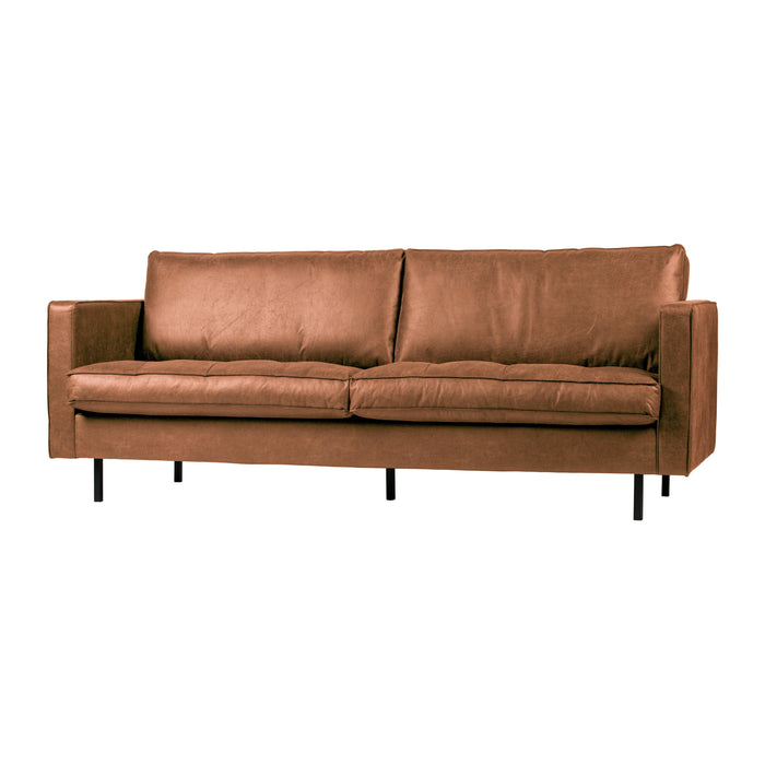 WOOOD Rodeo Classic 2,5-zitsbank - Eco-leder -  Cognac