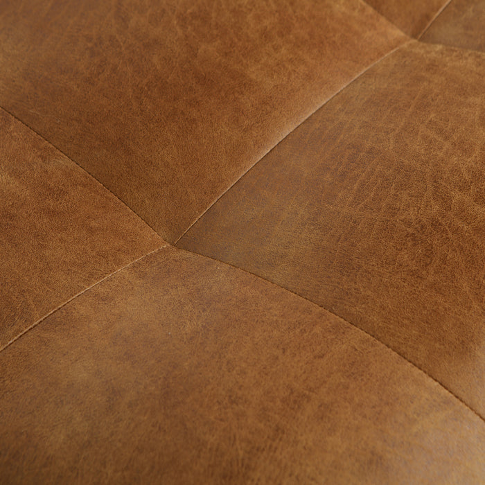 WOOOD Rodeo Classic 2,5-zitsbank - Eco-leder -  Cognac