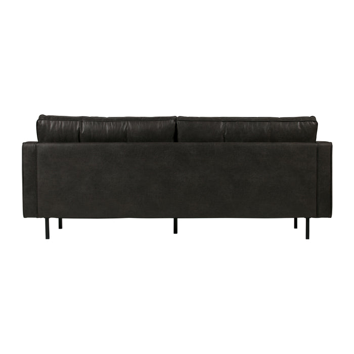 WOOOD Rodeo Classic 2,5-zitsbank - Eco-leder -  Zwart