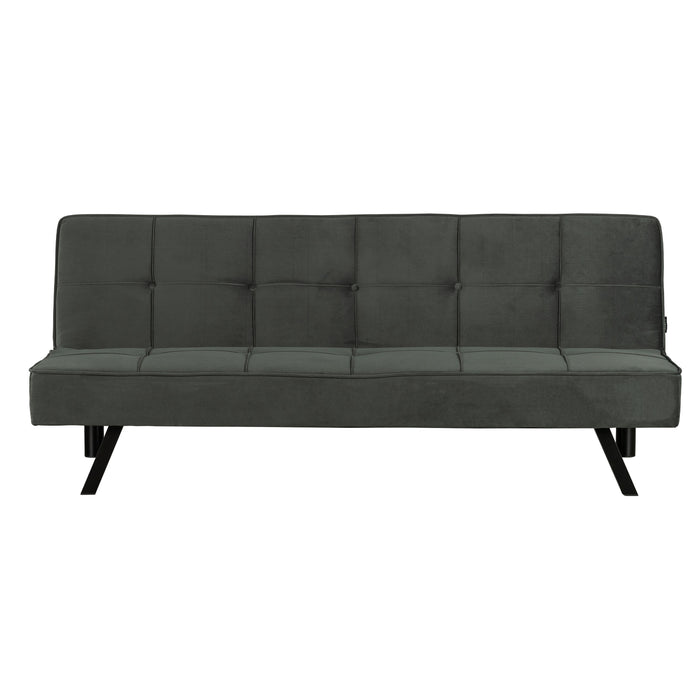 WOOOD Lenn Slaapbank - Velvet - Groen - 75x98x181