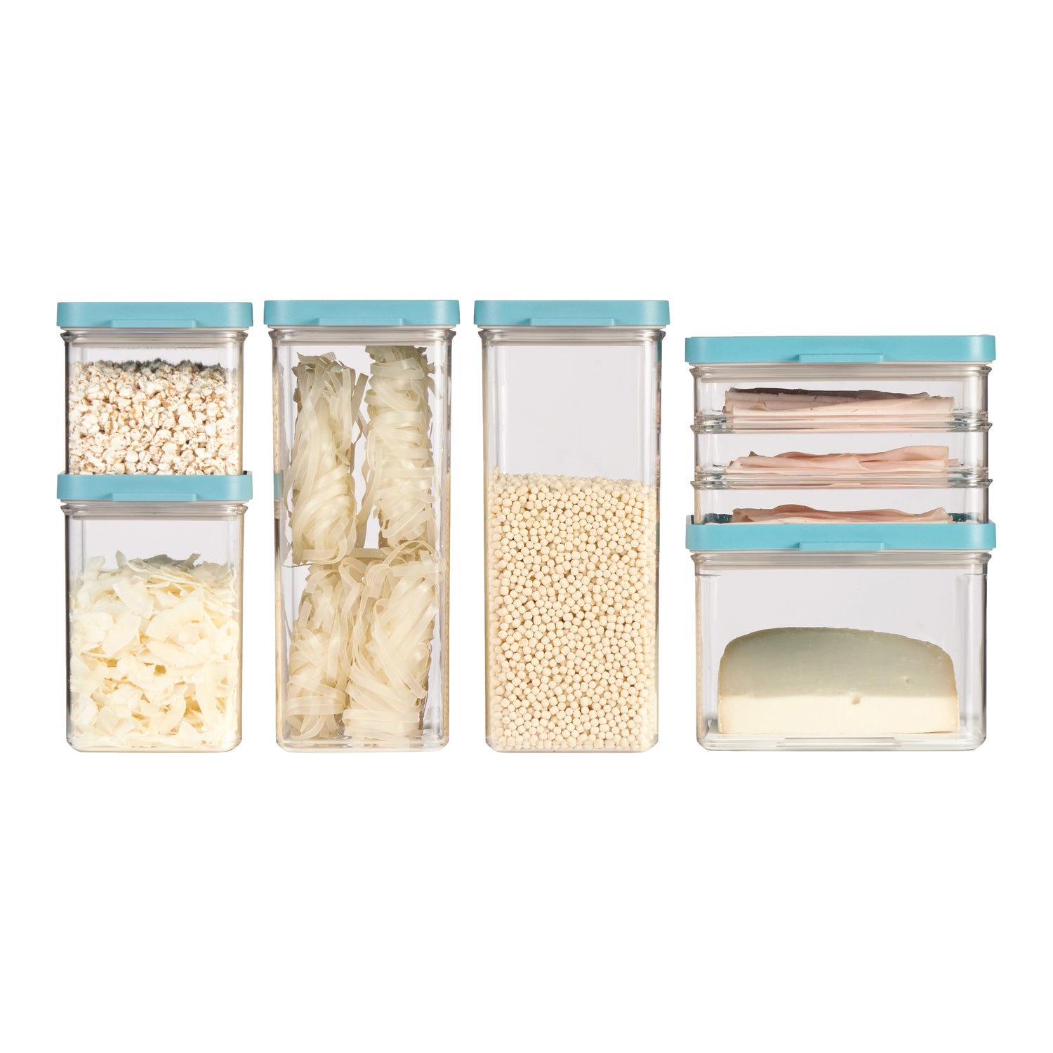 Mepal Omnia Voorraaddozen 6-delig - Nordic Green