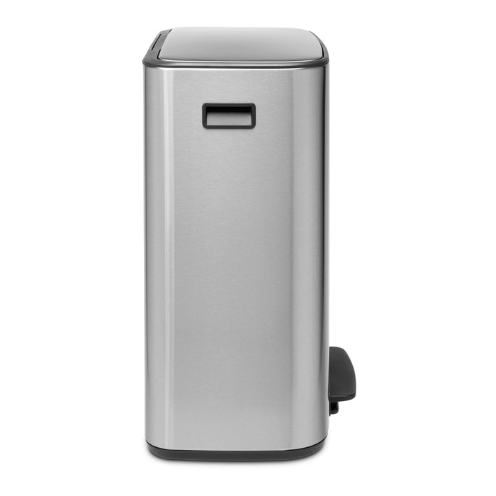 Brabantia Bo Pedaalemmer 60 Liter (2x30 liter) - Matt Steel