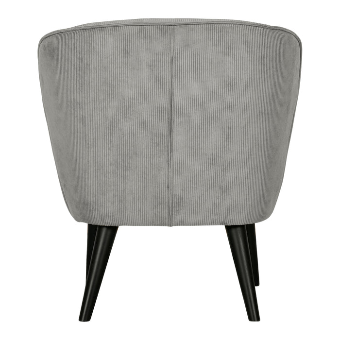 WOOOD Sara Fauteuil Ribfluweel