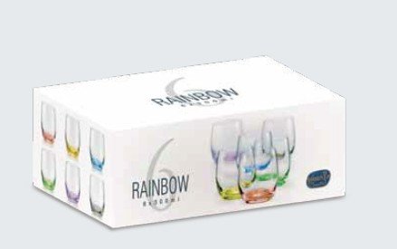 Crystalex Rainbow Waterglazen 300ml