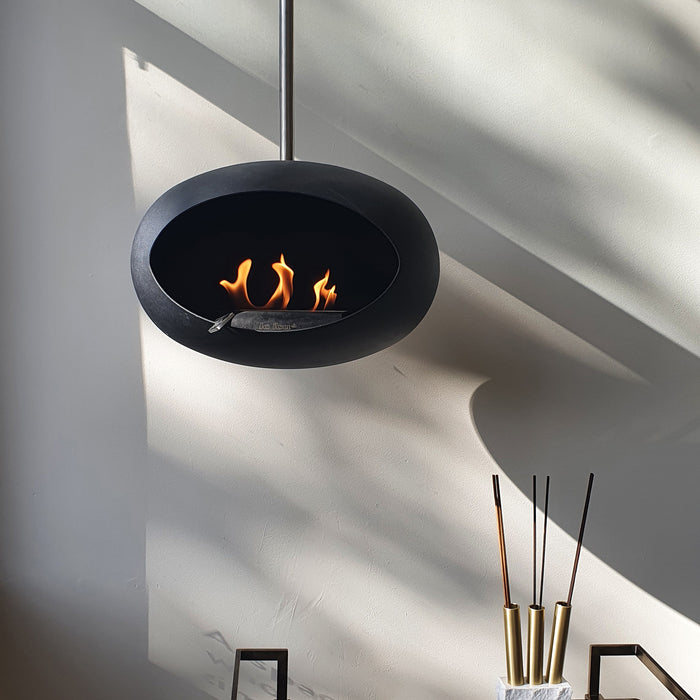 LeFeu SKY Haard Bio Ethanol 140 cm -Zwart/Steel