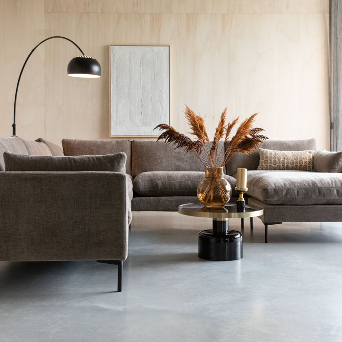 Zuiver Summer 7-zits Hoekbank - Coffee