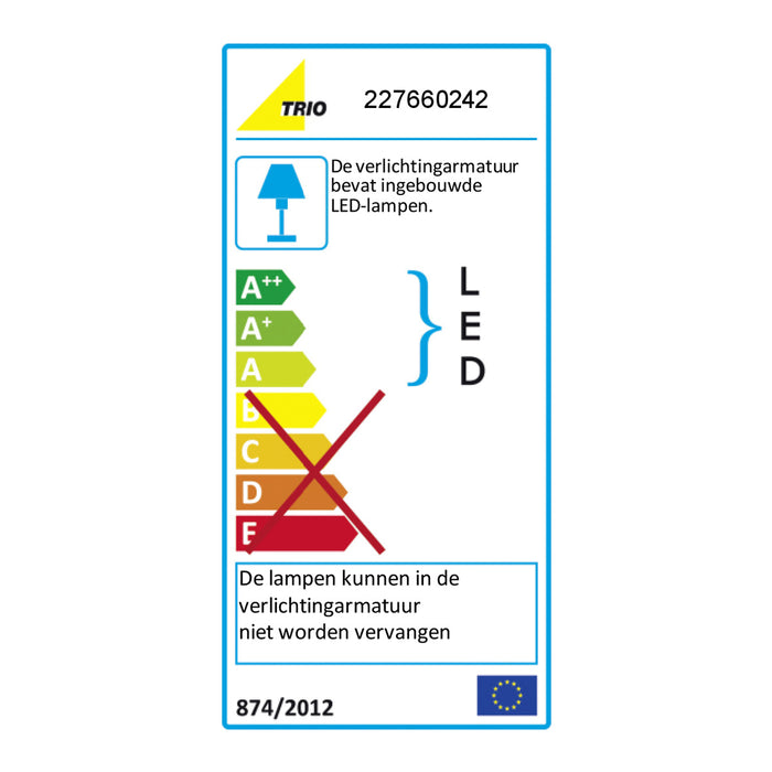 Trio Thames II Wandlamp