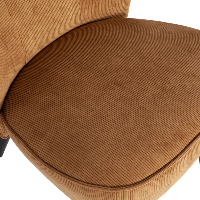 WOOOD Sara Fauteuil Ribfluweel