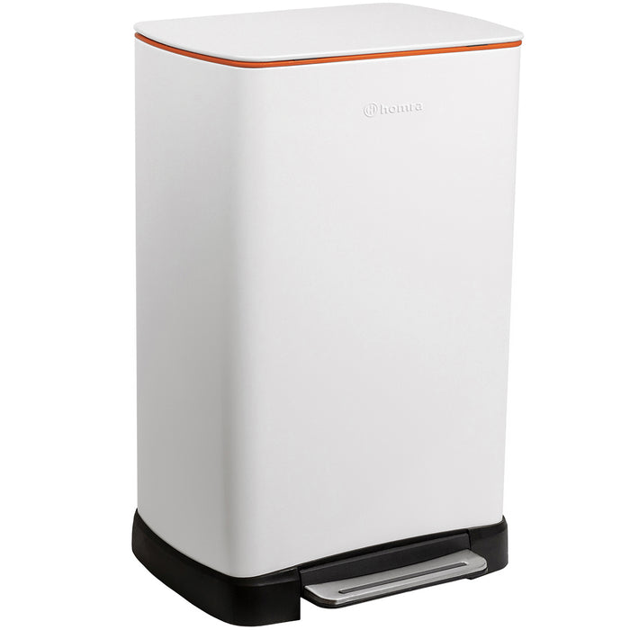 Homra Koniq Prullenbak met pedaal - 30 liter - Wit