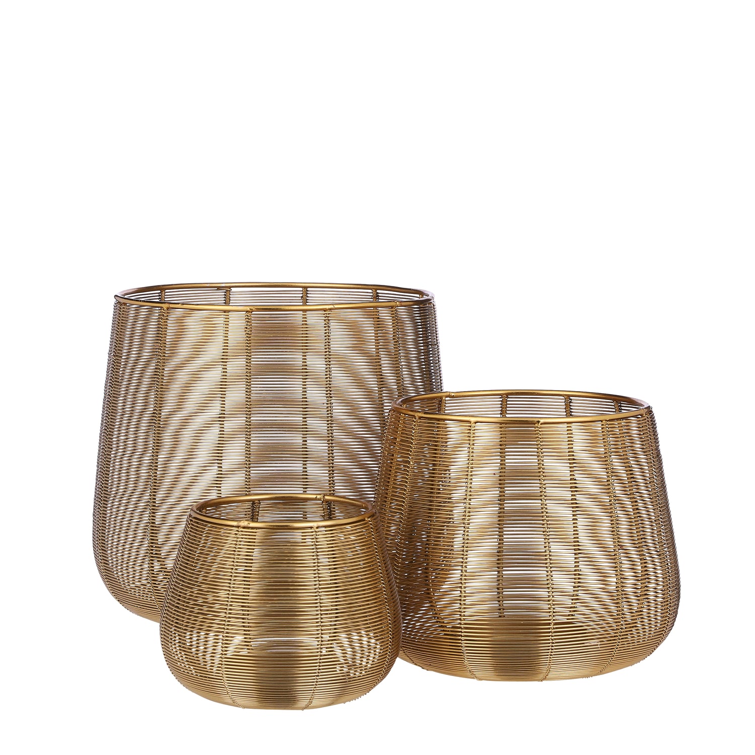 Mica Decorations Windlichten - Set van 3