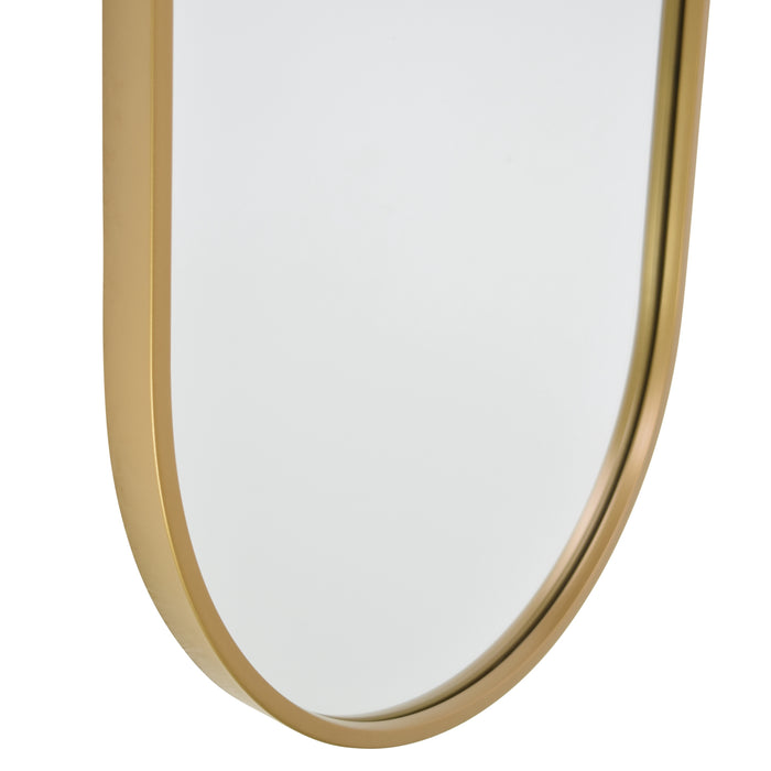 Fragix Boston Passpiegel Ovaal - Goud - Metaal - 130x40