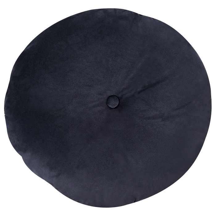 Beliani - SKIEN - Chesterfield bank - Zwart - Fluweel