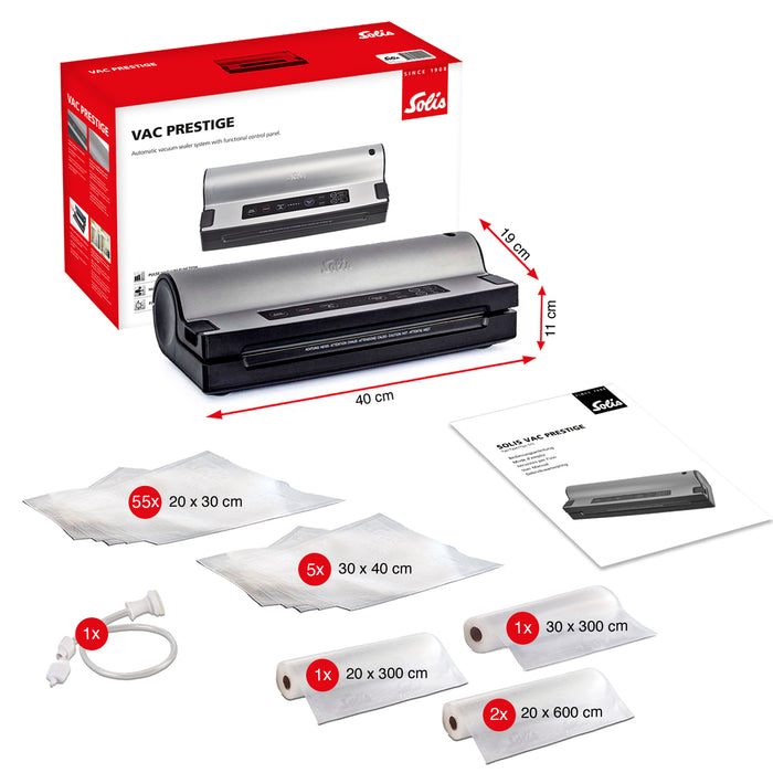 Solis Vac Prestige 575 Vacumeermachine - Met Pulse- en Marineerfunctie