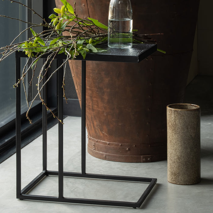 Woood Febe Bijzettafel - Zwart